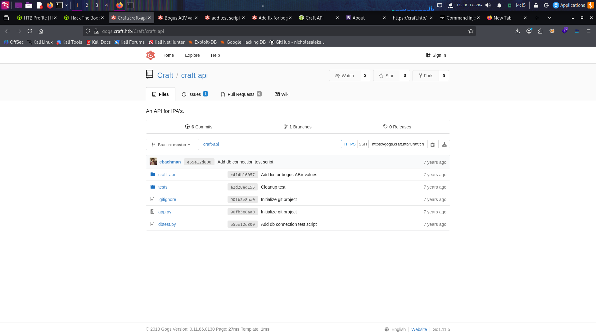 Commits and issues
