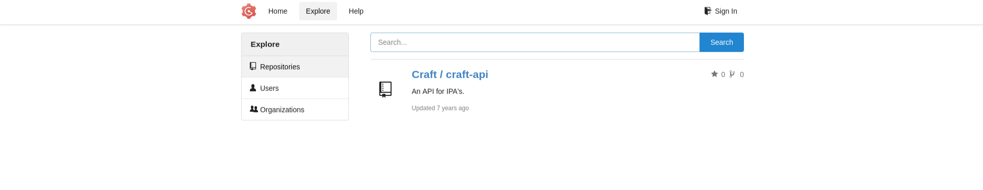 craft-api repository