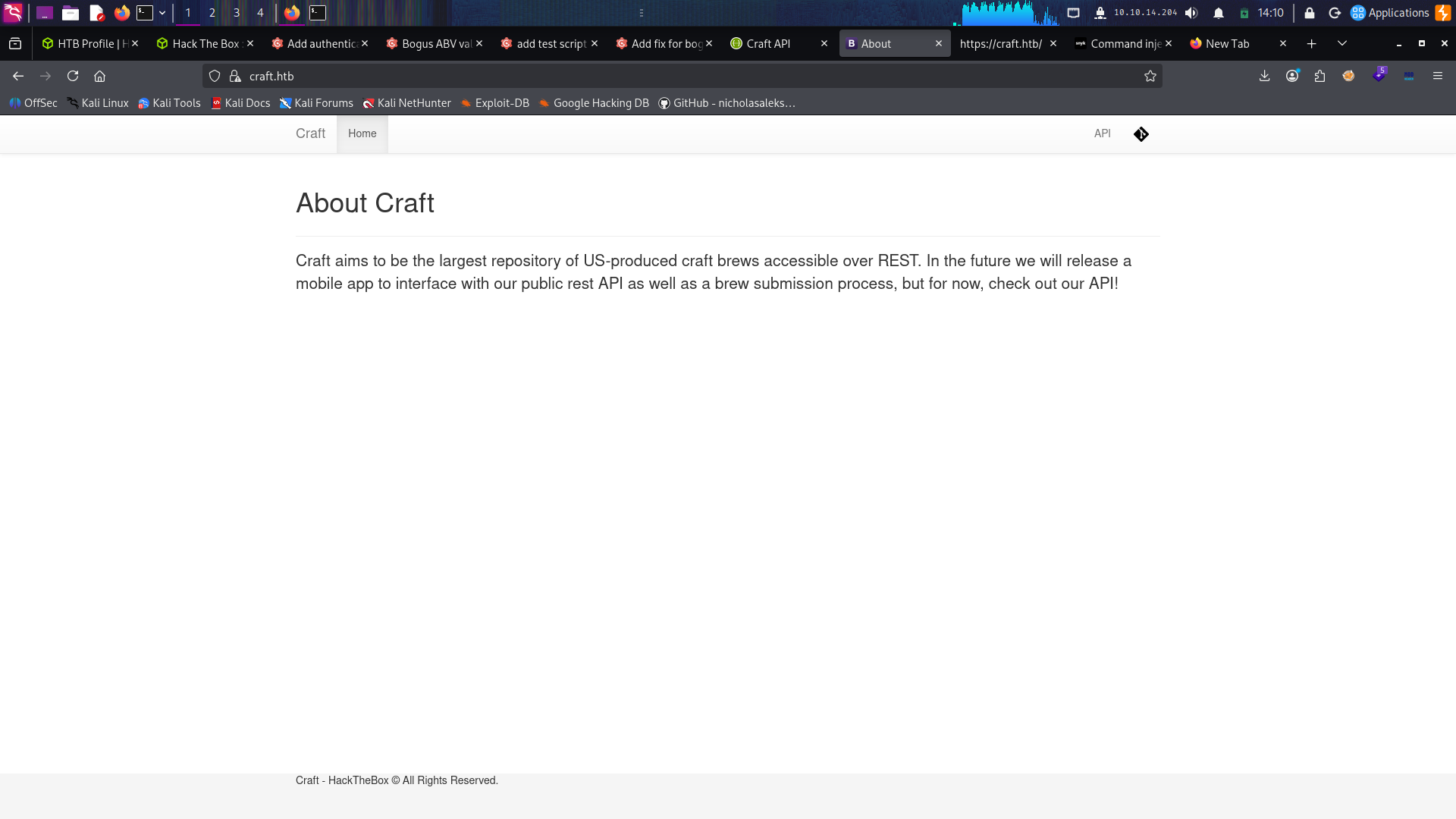 Landing page